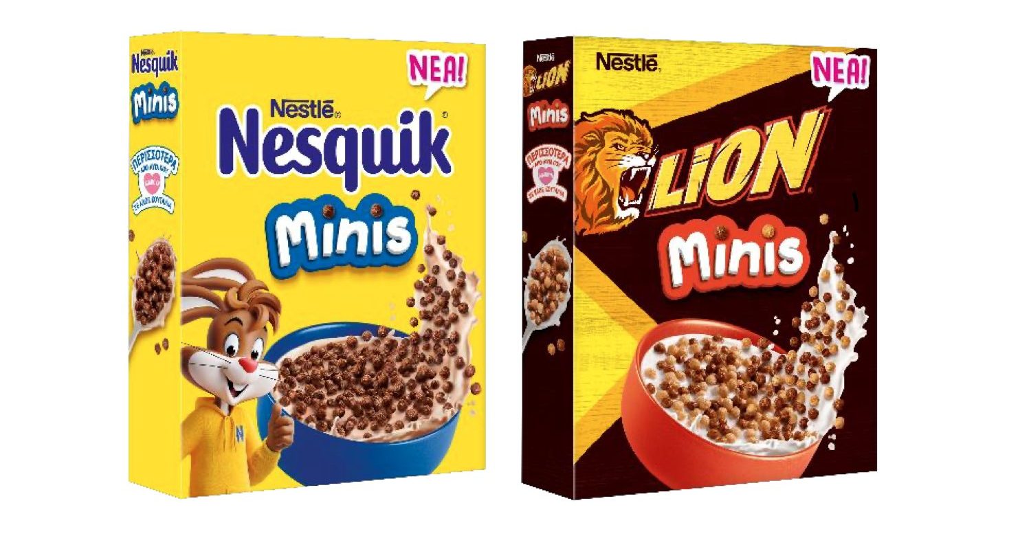 Τα νέα δημητριακά NESQUIK® Minis και LION® Minis μοιράζουν πρωινά χαμόγελα αλλά και maxi απόλαυση!