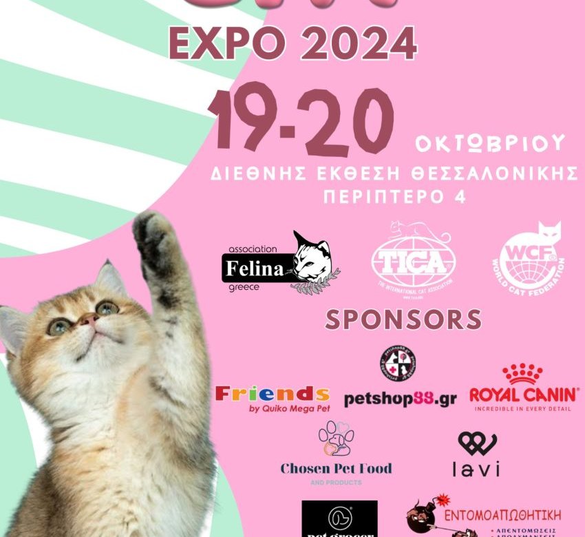 Αντίστροφη μέτρηση για το Mega Cat Expo 2024 στη Θεσσαλονίκη