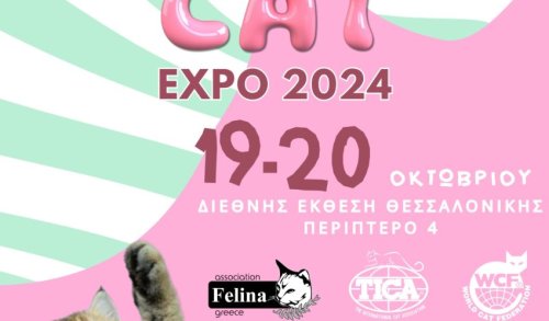 Αντίστροφη μέτρηση για το Mega Cat Expo 2024 στη Θεσσαλονίκη